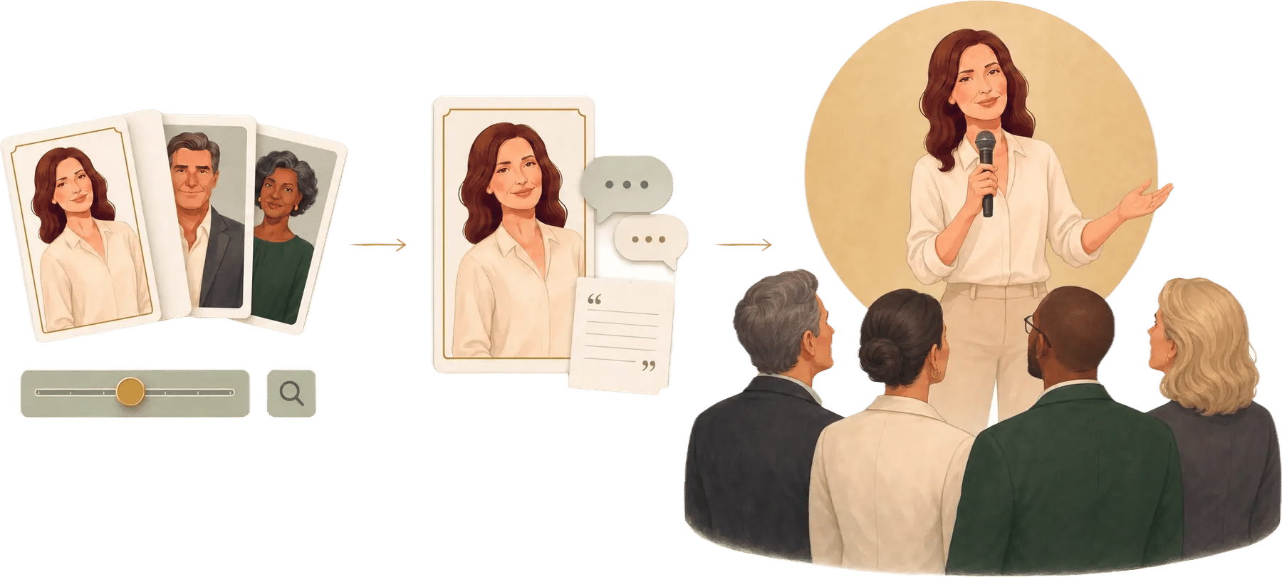 Compare speaker profiles, review feedback and discuss your event, then connect with a speaker who engages your audience.